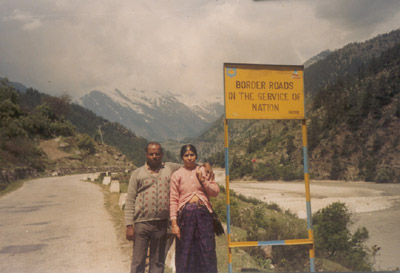 On way to Badrinath